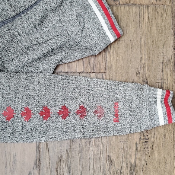 Kids Roots Full Zip Hoodie Sweatshirt - Picture 5 of 6